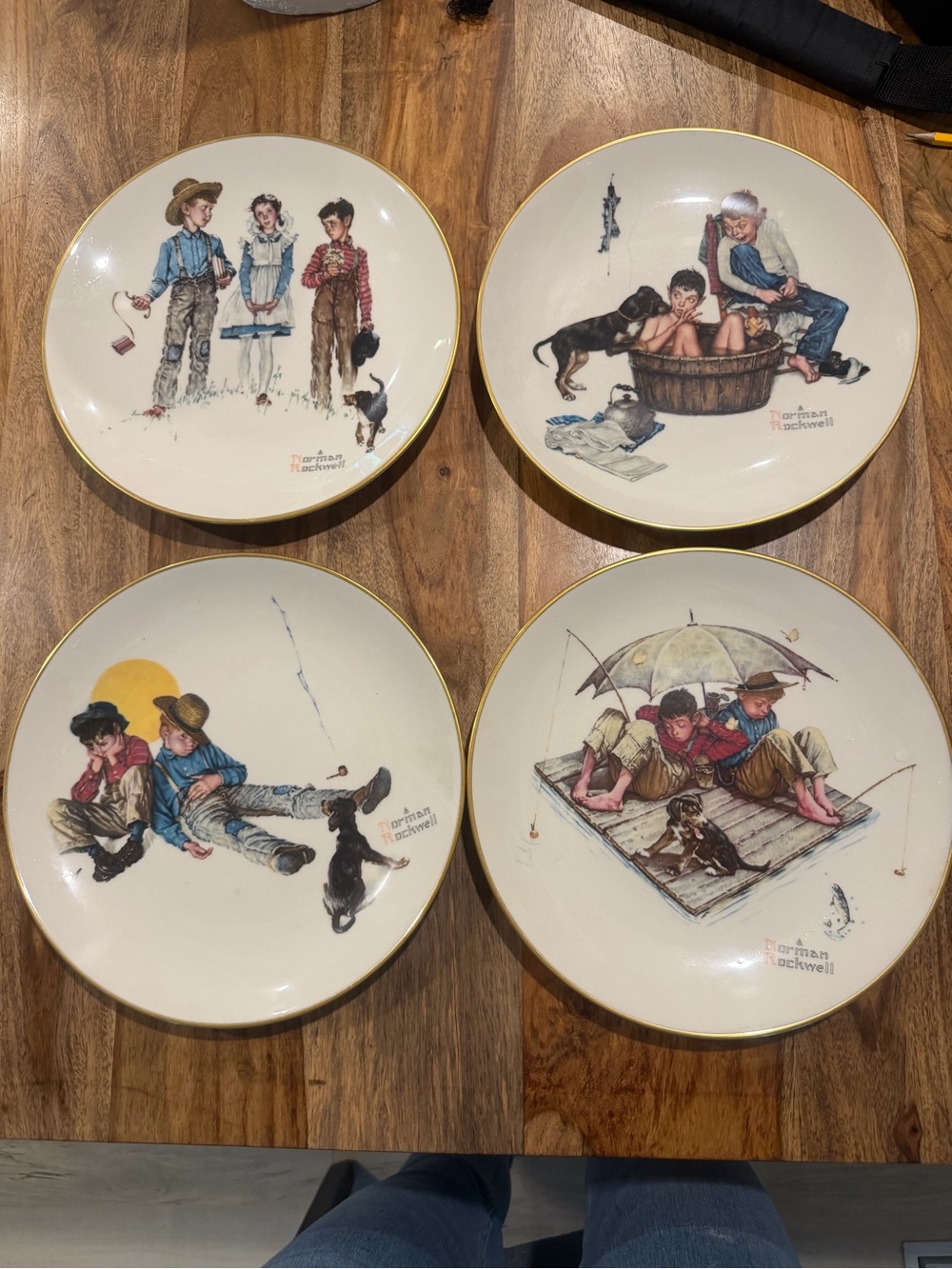 1975 Limited in Edition Norman Rockwell plate.